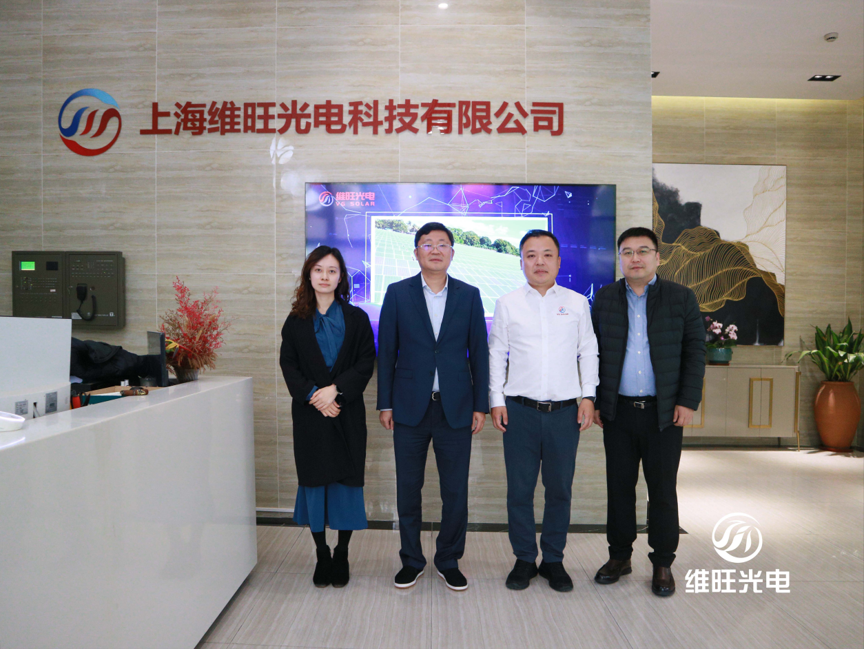 上海市浙江商会秘书长吴仲春一行莅临维旺光电考察